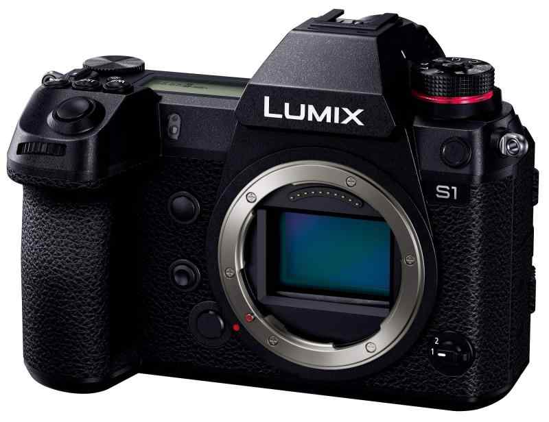 【中古】パナソニック(Panasonic) フルサイズ 鏡鑑受け答え一眼写真機 ルミックス S1 上半身 2420万絵素 黒いこと DC-S1-K