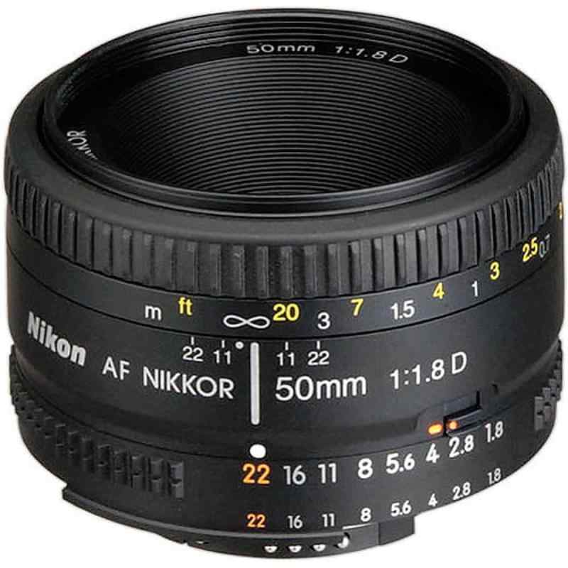 【中古】Nikon 単興味の中心水晶体 Ai AF Nikkor 50粍 F1.8D フルサイズ相応う