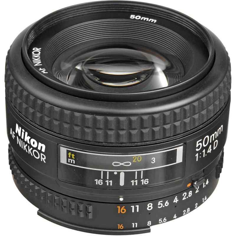 【中古】Nikon 単興味の中心水晶体 Ai AF Nikkor 50粍 F1.4D フルサイズ相応う