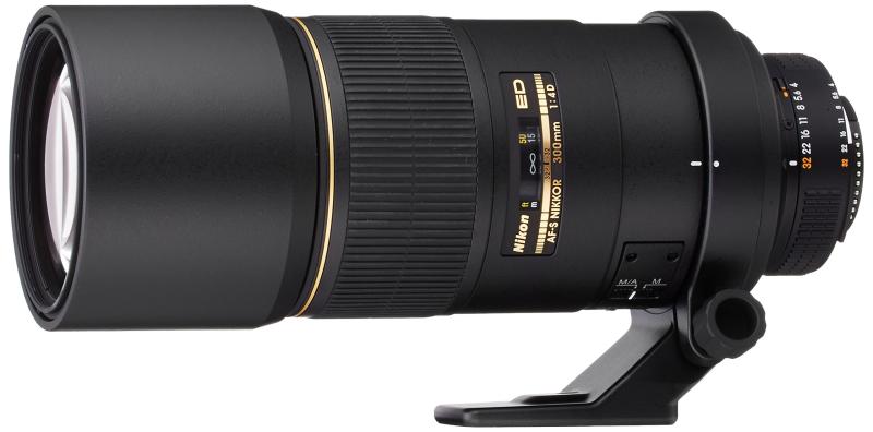 【中古】Nikon 単興味の中心水晶体 Ai AF-S Nikkor 300粍 f/4D IF-ED 黒いこと フルサイズ相応う