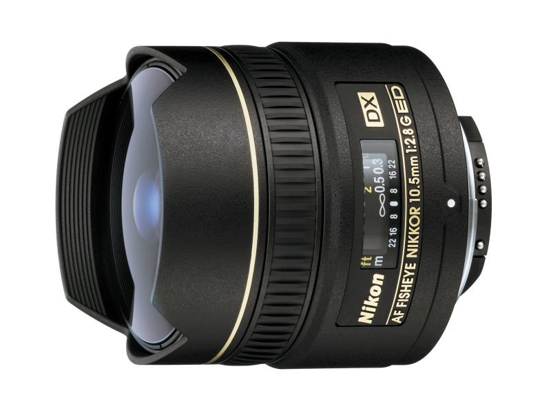 【中古】Nikon フィッシュアイレンズ AF DX fisheye Nikkor ED 10.5粍 f/2.8G ニコンDX初期化専用