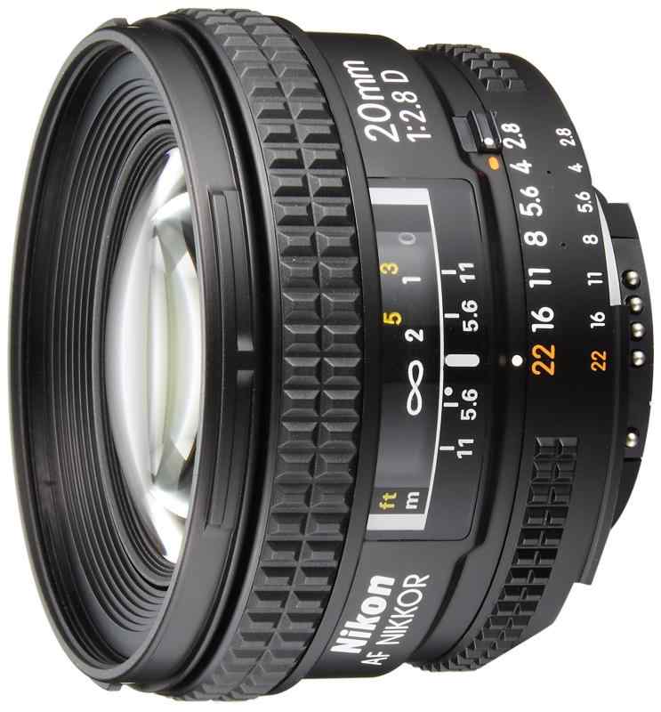 【中古】Nikon 単興味の中心水晶体 Ai AF Nikkor 20粍 f/2.8D フルサイズ相応う