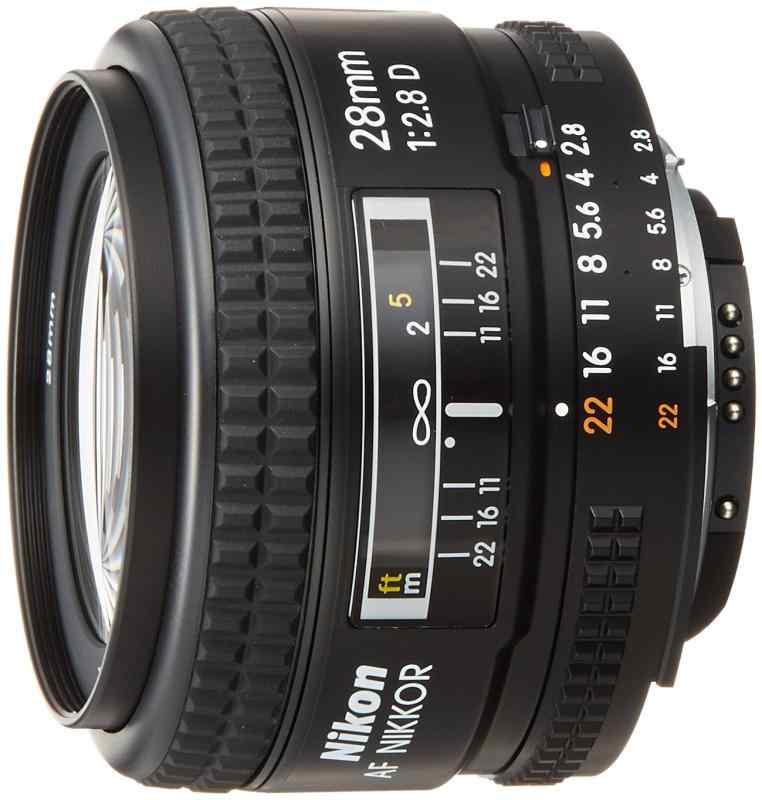 【中古】Nikon 単興味の中心水晶体 Ai AF Nikkor 28粍 f/2.8D フルサイズ相応う