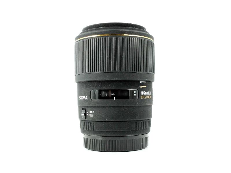 【中古】シグマ 105mm F2.8 EX DG MACRO ソニー用