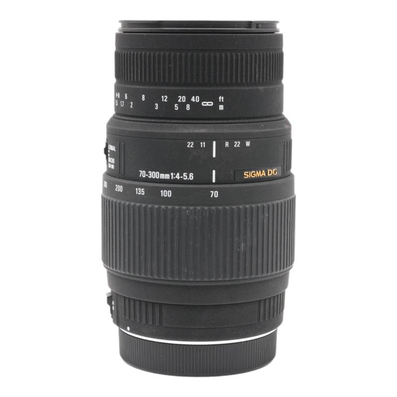 【中古】SIGMA 望遠ズームレンズ 70-300mm F4-5.6 DG MACRO キヤノン用 フルサイズ対応 509279｜カメラFanks-PROShop 店
