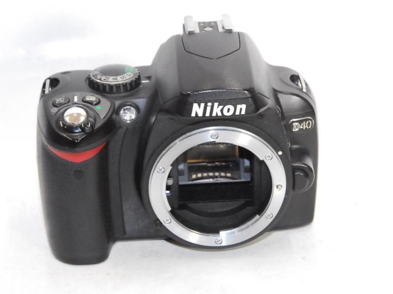 【中古】Nikon デジタル一眼レフカメラ D40 ブラック ボディ D40B|カメラFanks-PROShop 店