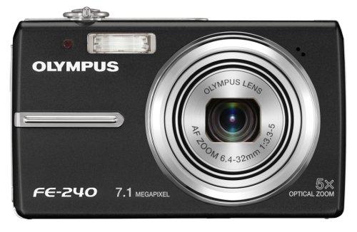 【中古】OLYMPUS デジタルカメラ CAMEDIA (キャメディア) FE-240 ブラック