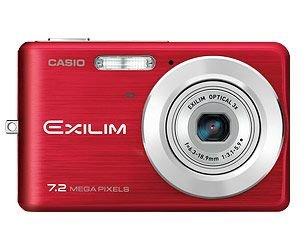 【中古】CASIO デジタル写真機 EXILIM (エクシリム) ZOOM 赤いこと EX-Z77RD 中古写真機 高画質 一般受け おすすめ