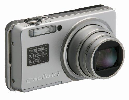 【中古】RICOH デジタル写真機 Caplio (キャプリオ) R7 しろがね色 800万絵素 光学7.1倍望遠レンズ CAPLIOR7SL