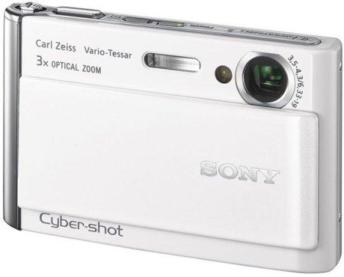 【中古】SONY デジタルカメラ Cyber-Shot(サイバーショット) T70 ホワイト DSC-T70-W