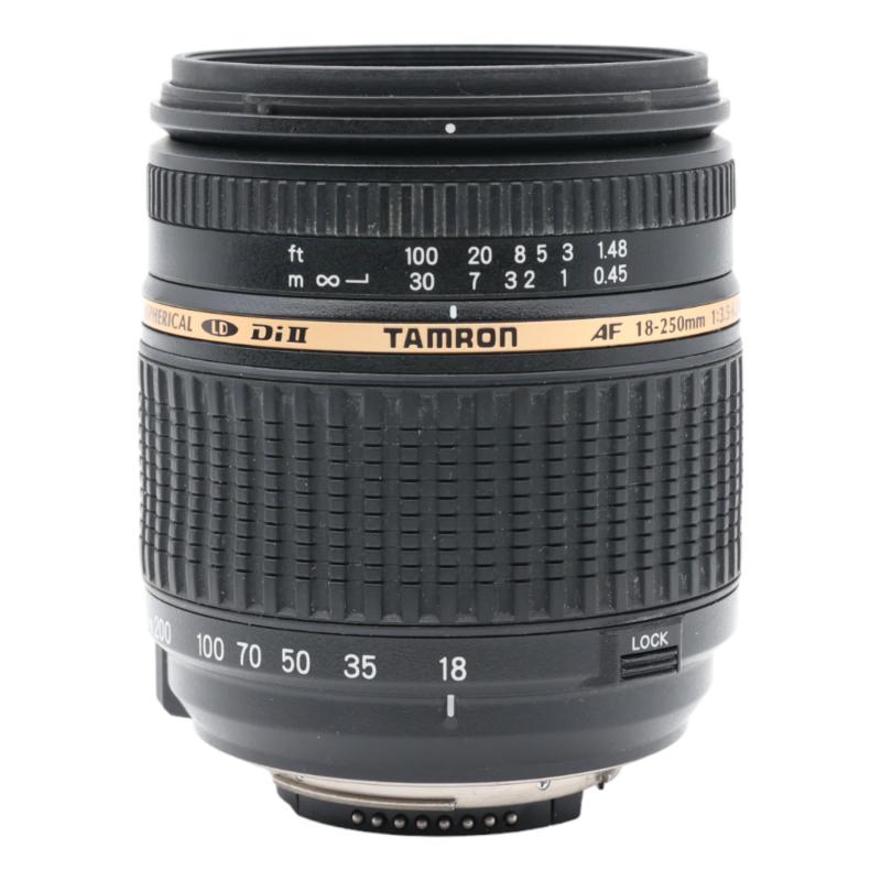 【中古】 TAMRON AF18-250mm F/3.5-6.3 Di II LD Aspherical [IF] Macro デジタル専用 AFモーター内蔵ニコン用 A18NII 当店保証30日間 人気 ミラーレス 一眼レフ 交換レンズ カメラ
