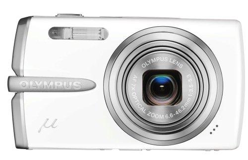 【中古】OLYMPUS デジタル写真機 μ1020 (ミュー) リリー白いこと μ1020WHI