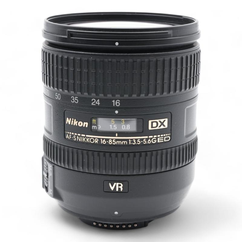 【中古】Nikon 標準尺度望遠レンズ AF-S DX NIKKOR 16-85粍 f/3.5-5.6G ED VR ニコンDX初期化専用