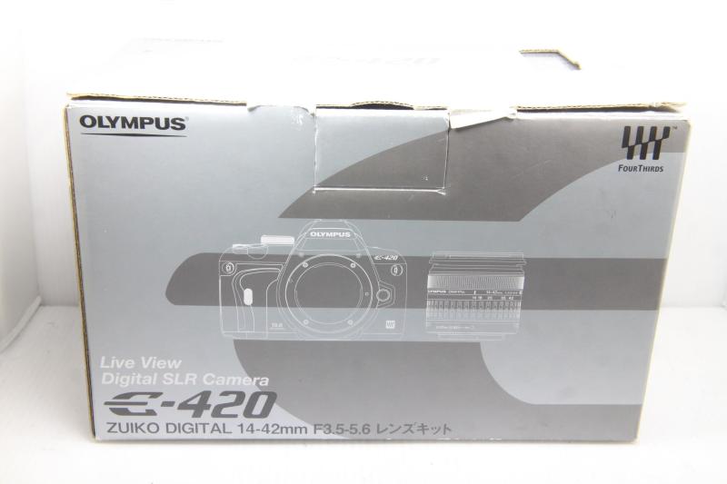 【中古】OLYMPUS デジタル一眼レフカメラ E-420 レンズキット E-420KIT