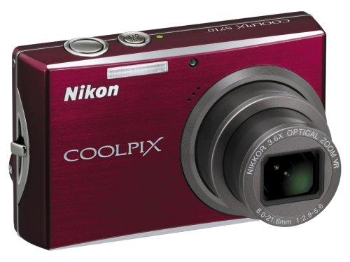 【中古】 Nikon デジタルカメラ COOLPIX (クールピクス) S710 ディープレッド COOLPIXS710R 当店保証30日間 人気 ミラーレス 一眼レフ 交換レンズ カメラ