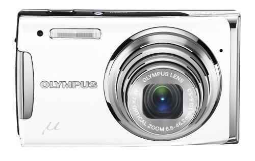 【中古】OLYMPUS デジタルカメラ μ1060 (ミュー) ホワイト μ1060 WHT