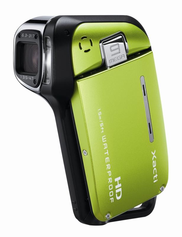【中古】SANYO ハイビジョン 防水デジタルムービーカメラ Xacti (ザクティ) DMX-CA9 グリーン DMX-CA9(G)
