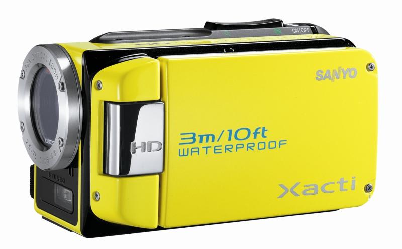【中古】 SANYO ハイビジョン 防水デジタルムービーカメラ Xacti (ザクティ) DMX-WH1 イエロー DMX-WH1(Y) 当店保証30日間 人気 ミラーレス 一眼レフ 交換レンズ カメラ