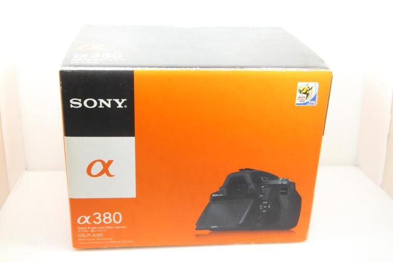 【中古】SONY デジタル一眼レフカメラ α380 ズームレンズキット ブラック DSLRA380L