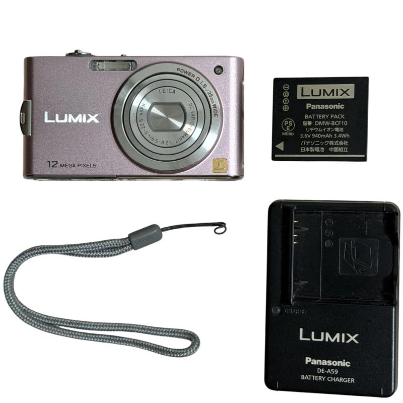 【中古】パナソニック デジタル写真機 LUMIX (ルミックス) FX60 スイートピンク DMC-FX60-P