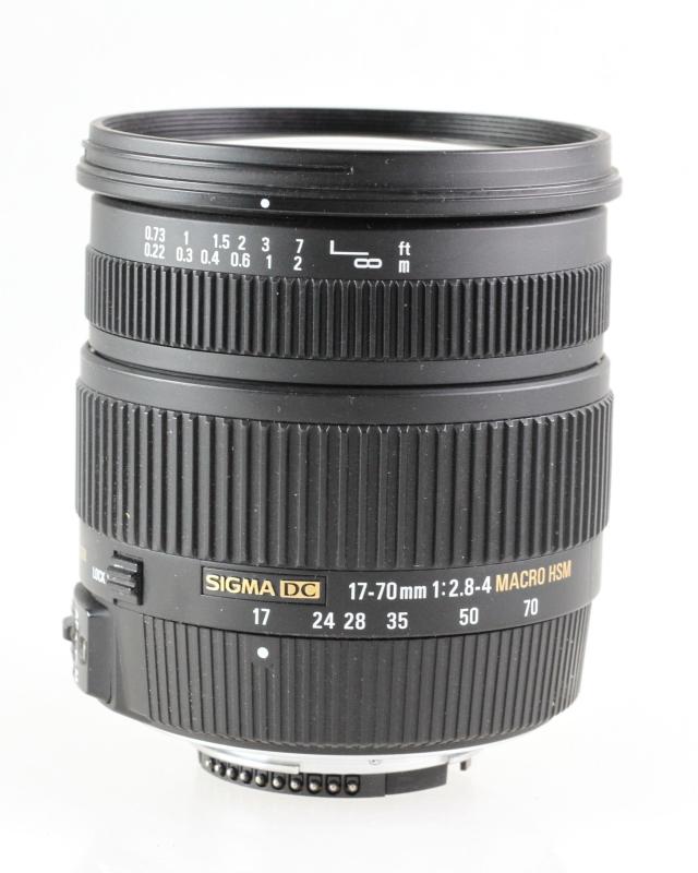 【中古】SIGMA 17-70粍 F2.8-4 DC MACRO os HSM ニコン用 17-70粍 F2.8-4 DC MACRO os HSM NA