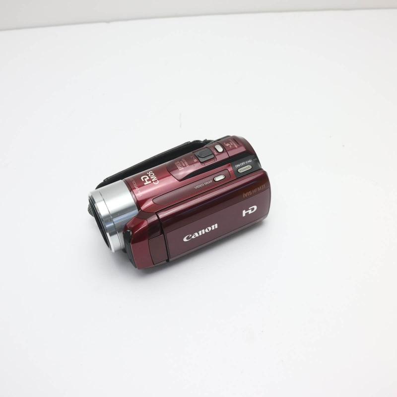 【中古】Canon フルハイビジョンビデオカメラ iVIS HF M31 赤いこと IVISHFM31RD (内蔵記憶装置32GB)