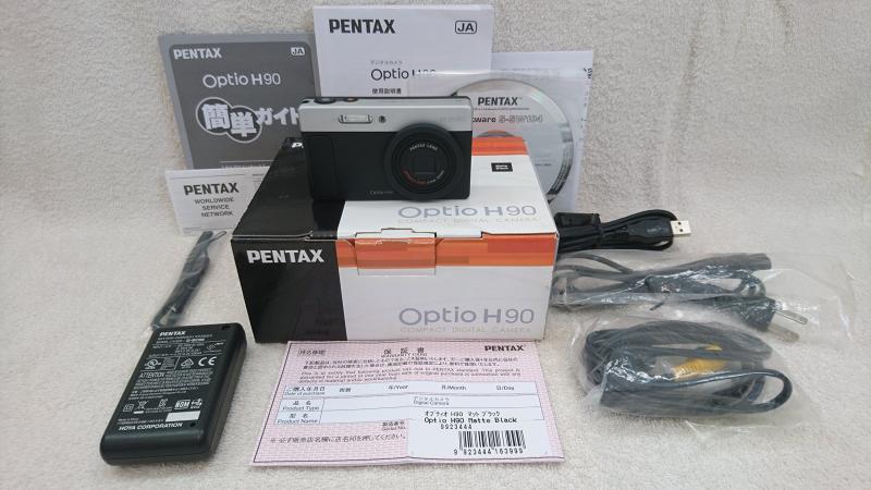 【中古】PENTAX デジタルカメラ Optio H90 マットブラック OPTIOH90MB