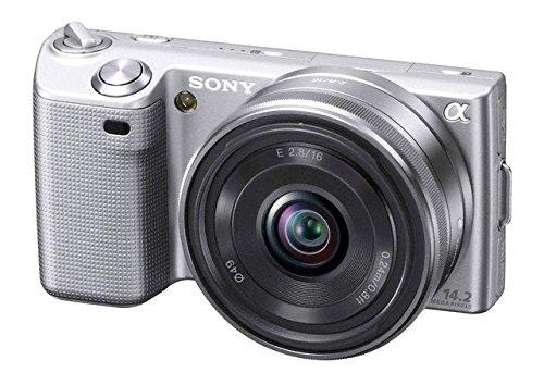 【中古】SONY 銀鏡受け答え一眼α NEX-5 ダブルレンズキット しろがね色 NEX-5D/S