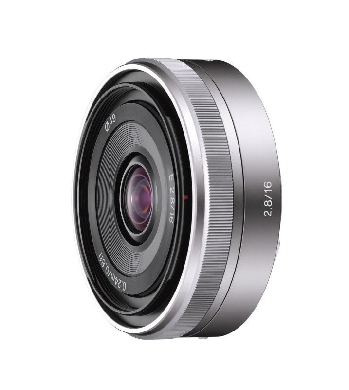 【中古】 SONY 単興味の中心水晶体 E 16粍 F2.8 ソニー Eマウント用 APS-C専用 SEL16F28  当店引きうける30昼日なか 一般受け 鏡鑑受け答え 一眼二眼レフ 取り替えっこ水晶体 写真機