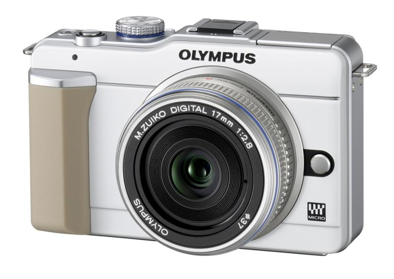 【中古】OLYMPUS マイクロ一眼 PEN E-PL1パンケーキレンズキット 白いこと E-PL1 PKIT WHT (製造業者受注売りわたす青写真)
