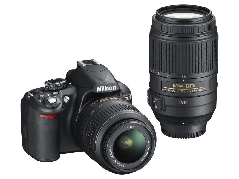 【中古】 Nikon デジタル一眼レフカメラ D3100 ダブルズームキット D3100WZ 当店保証30日間 人気 ミラーレス 一眼レフ 交換レンズ カメラ