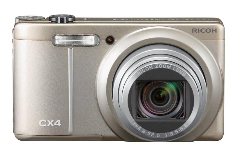 【中古】RICOH デジタルカメラ CX4 シャンパンシルバー CX4CH 1000万画素裏面照射CMOS 光学10.7倍ズーム 広角28mm 3.0型液晶 高速連写｜カメラFanks-PROShop 店