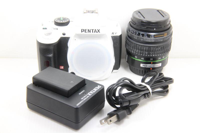 【中古】PENTAX デジタル一眼レフカメラ K-r レンズキット ホワイト K-rLK WH