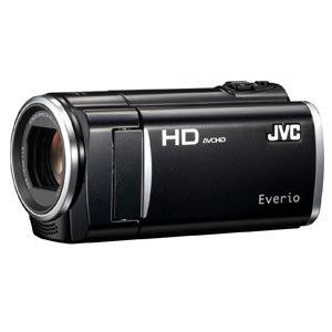 【中古】JVCケンウッド JVC 64GBフルハイビジョンメモリームービー クリアブラック GZ-HM690-B
