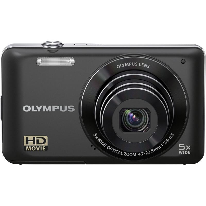 【中古】OLYMPUS(オリンパス) VG-120 BLK コンパクトデジタルカメラ ブラック 1400万画素 広角26mm 光学5倍ズーム 3.0型液晶