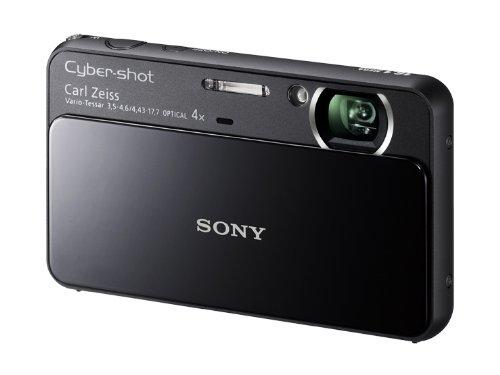 【中古】 SONY デジタルカメラ Cyber-Shot(サイバーショット) T110 1610万画素CCD 光学ｘ4 ブラック DSC-T110/B 当店保証30日間 人気 ミラーレス 一眼レフ 交換レンズ カメラ