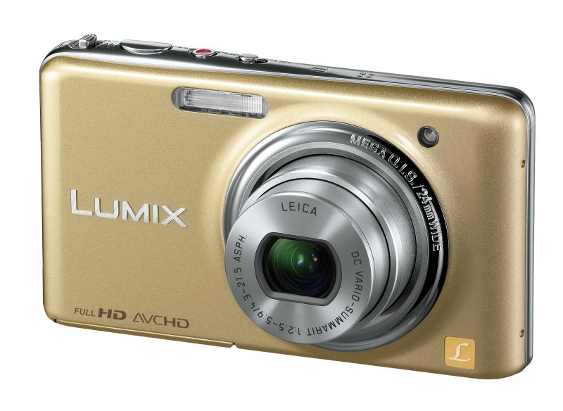 【中古】パナソニック デジタル写真機 LUMIX FX77 レオパードゴールド DMC-FX77-N