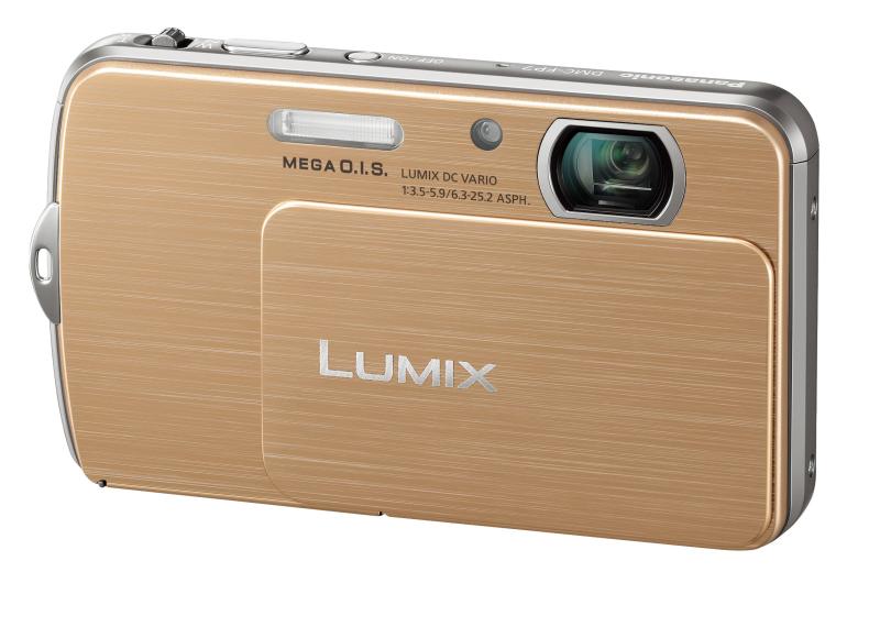 【中古】パナソニック デジタル写真機 ルミックス ゴールド DMC-FP7-N