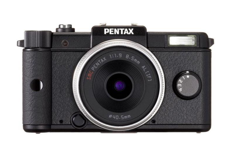 【中古】PENTAX 銀鏡受け答え一眼 Q 水晶体一揃いの道具 黒いこと PENTAXQLKBK