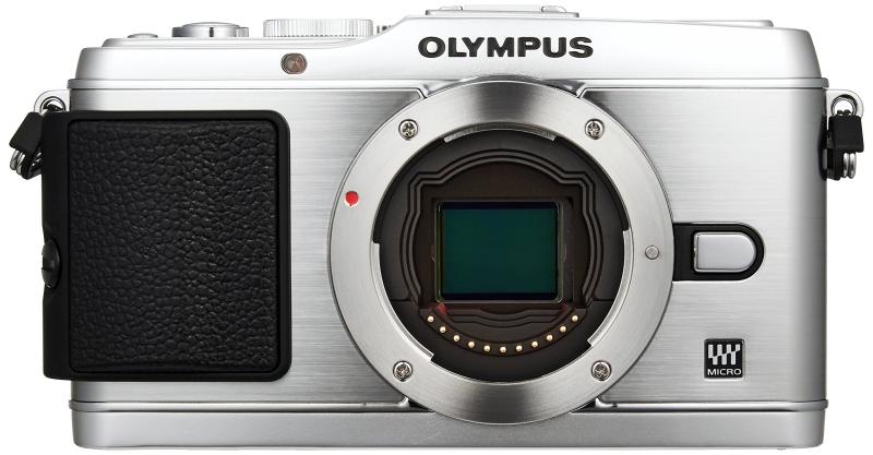 【中古】OLYMPUS 銀鏡受け答え一眼 PEN E-P3 上半身 しろがね色 E-P3 BODY SLV
