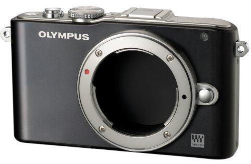 【中古】OLYMPUS 鏡鑑受け答え一眼 PEN Lite E-PL3 上半身 黒いこと E-PL3 BODY BLK