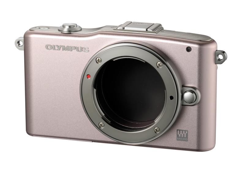 【中古】 OLYMPUS 銀鏡受け答え一眼 PEN mini E-PM1 上半身 サクラ色 E-PM1 BODY PNK  当店引き受ける30昼日なか 一般受け 銀鏡受け答え 一眼二眼レフ 取り替えっこ水晶体 写真機