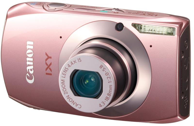 【中古】Canon デジタル写真機 IXY32サクラ色 IXY32S(PK) 1210万絵素 光学4.4倍望遠レンズ 3.2型ワイドタッチパネル 盛りだくさん固定ディスク画像