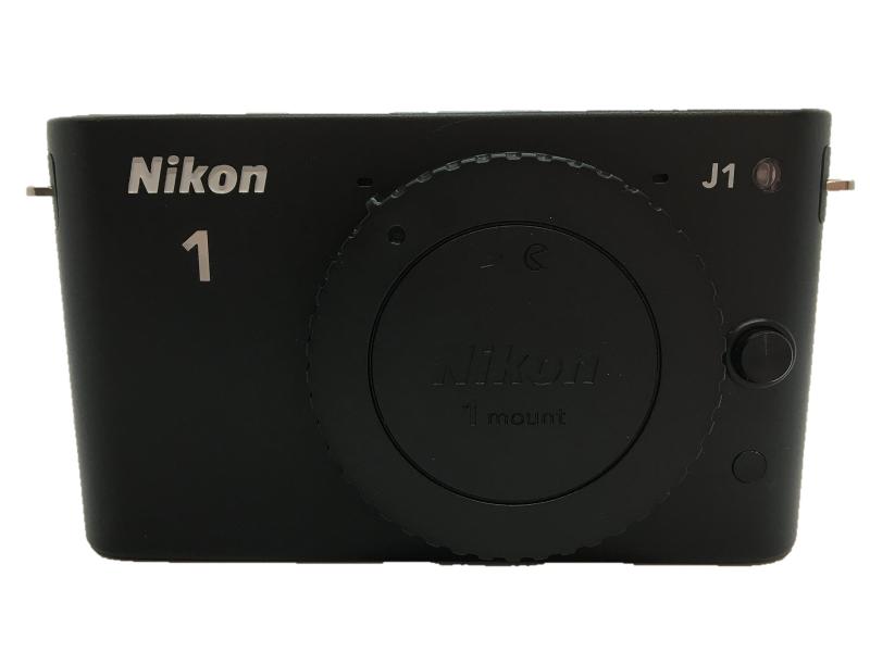 【中古】 Nikon ミラーレス一眼カメラ Nikon 1 (ニコンワン) J1 (ジェイワン) 標準ズームレンズキット ブラックN1 J1HLK BK 当店保証30日間 人気 ミラーレス 一眼レフ 交換レンズ カメラ