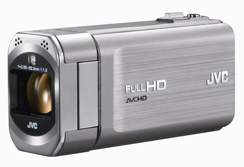 【中古】JVCケンウッド JVC EVERIO ハイビジョンメモリームービー 内蔵メモリー64GB シルバー GZ-V590-S