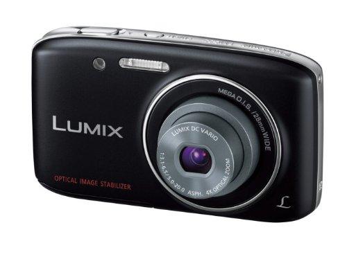【中古】パナソニック デジタル写真機 ルミックス S2 光学4倍 黒いこと DMC-S2-K
