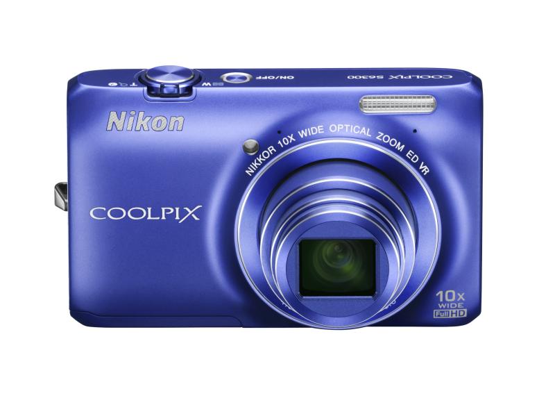 【中古】Nikon デジタル写真機 COOLPIX (クールピクス) S6300 スタイリッシュブルー S6300BL 写真機 デジタル写真機 一眼二眼レフ 鏡鑑受け答え 中古 一般受け 高画質