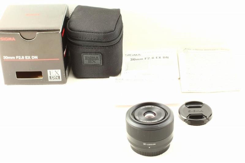 【中古】シグマ 30粍 F2.8 EX DN MFT マイクロフォーサーズ用 デジタル専用 単興味の中心 判定基準