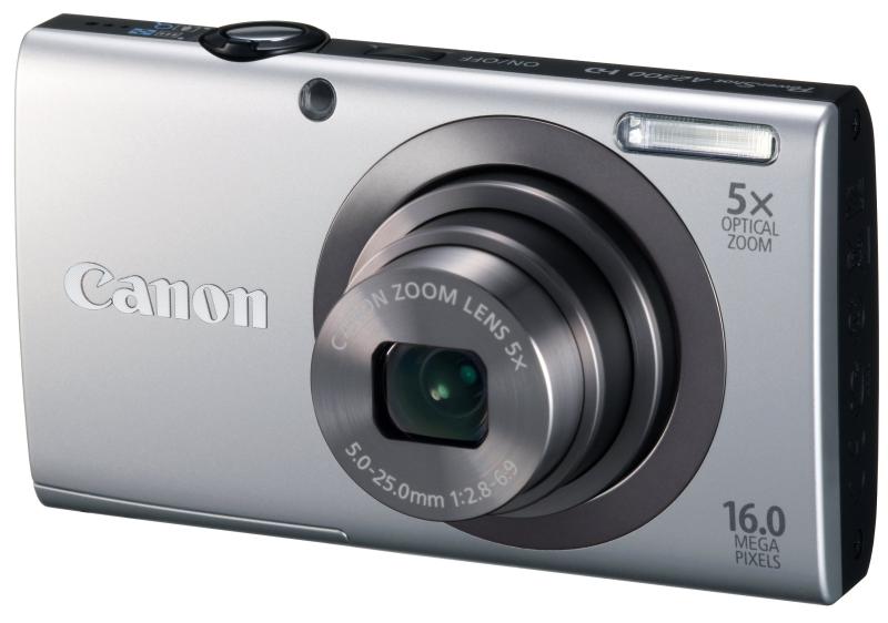 【中古】Canon デジタル写真機 PowerShot A2300 しろがね色 光学5倍望遠レンズ 約1600万絵素 PSA2300(SL)