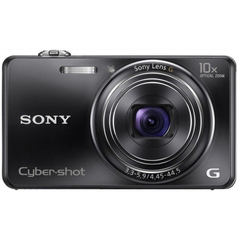 【中古】SONY Cyber-Shot(サイバーショット) WX100 (1820万/光学x10) ブラック DSC-WX100(B)